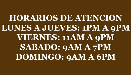 horarios